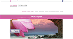 Desktop Screenshot of isabelle-thomasset.com